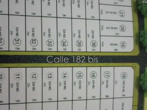 Terreno en Venta 12  mts Frente