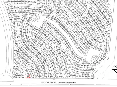 Terreno en Venta de 622,0 m2