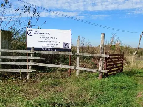 Campo/Fracción en General Rodríguez VENTA en block o en lotes. Desarrollo Inmobiliario.