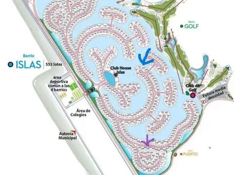 Cantón Islas. Terreno a laguna orientación noreste . Quedan pocos lotes!