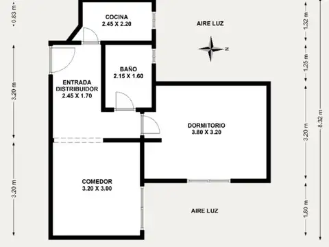 Departamento en Venta en Liniers, USD 43.000