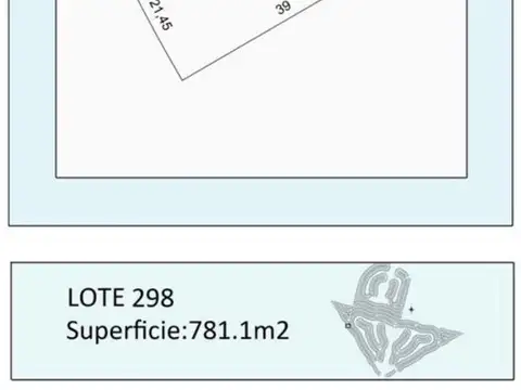 Terreno en Venta de 781,0 m2