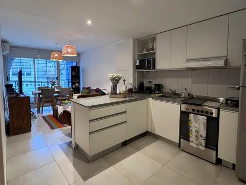 Departamento 2 ambientes con 2 baños