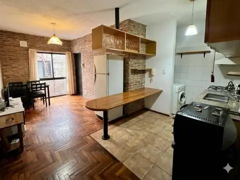 Departamento 2 ambientes con 1 baño