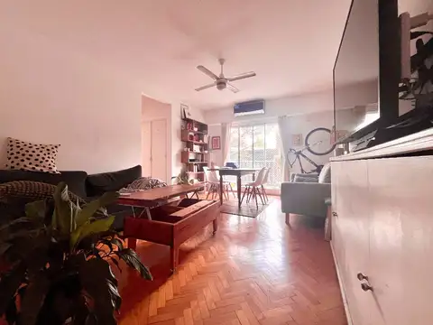 3 ambientes en Palermo con balcón al contrafrente