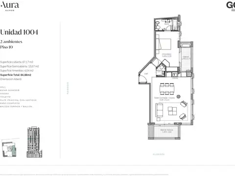 Departamento en Venta al Sureste
