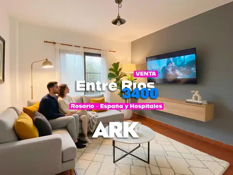 Venta de departamento de 3 dormitorios  en España y Hospitales