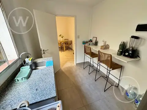 Departamento 2 ambientes con 1 baño