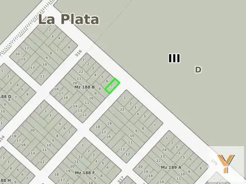 Terreno en Venta en La Plata, USD 13.000