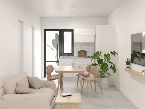 Casa 2 ambientes con 1 baño