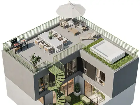 Depto Tipo Casa en Venta en Centro, USD 270.000
