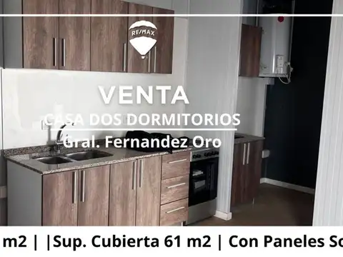 Casa dos dormitorios en Venta - Gral Fernandez Oro