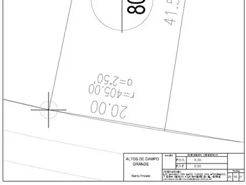 Terreno en Venta en Altos De Campo Grande, USD 150.000
