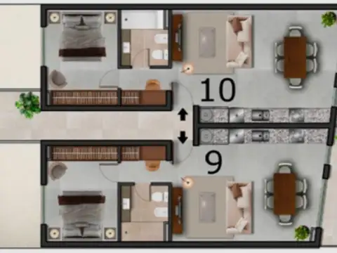 Departamento en Venta de 2 ambientes