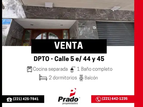 DEPTO DOS DORM CON BALCÓN