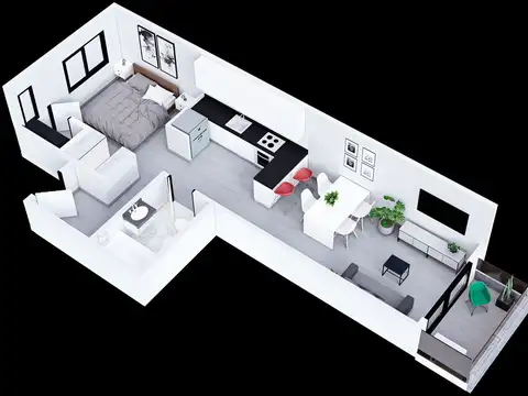 Departamento en Venta en Almagro, USD 107.000