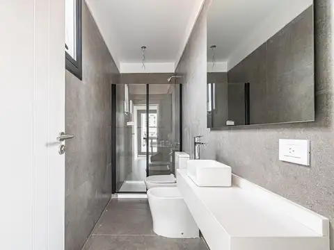 Departamento 2 ambientes con 3 baños