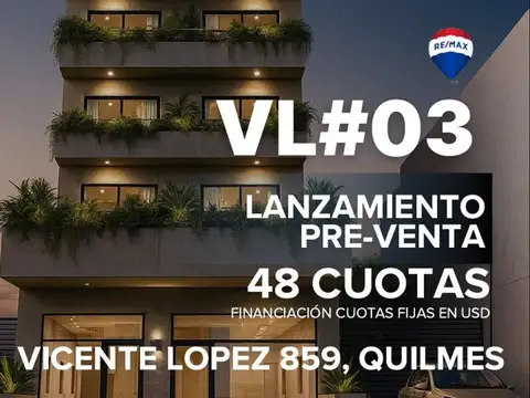 VENTA DEPARTAMENTO FINANCIACION 48 CUOTAS QUILMES