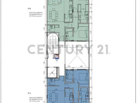 Departamento en Venta de 3 ambientes