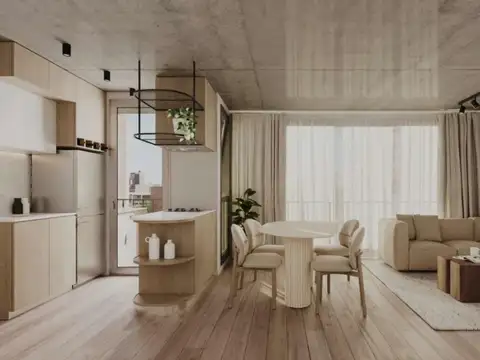 Departamento Monoambiente con 1 baño