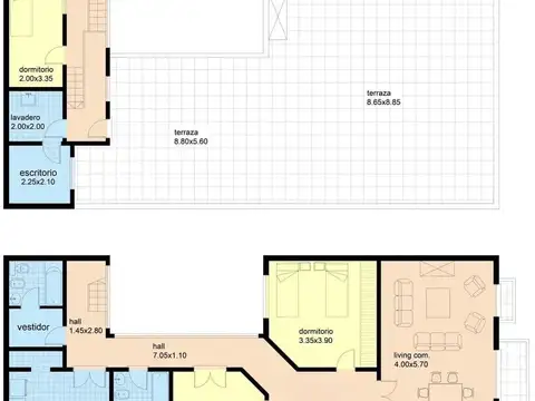 Depto Tipo Casa en Venta de 4 dormitorios