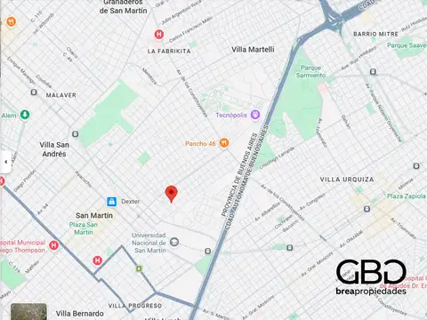 Terreno en Venta en Villa Maipú, USD 390.000