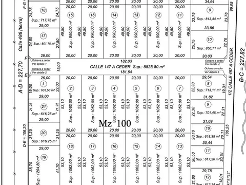 Terreno en Venta en Joaquin Gorina, USD 69.300