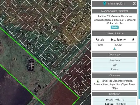 VENTA CHACRA/CAMPO 2,96 HECT SANTA IRENE  MIRAMAR