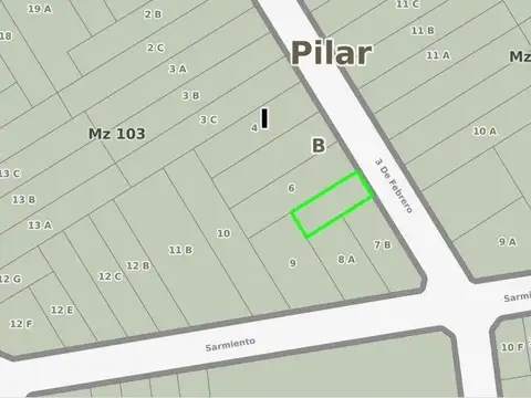 Terreno en Venta 26  mts Fondo