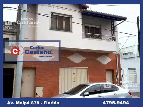 Vivienda con galpón o local a mts de Laprida