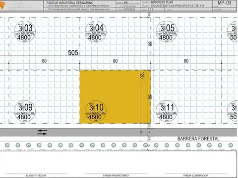 Terreno en Venta en Pergamino, USD 240.000