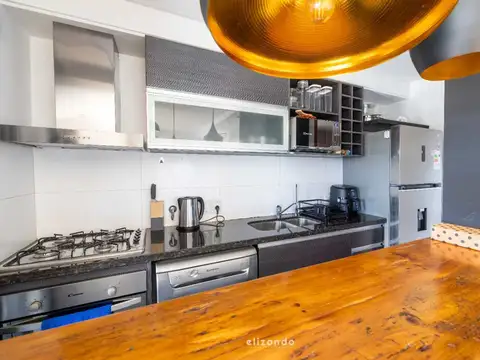 Departamento 2 ambientes con 3 baños
