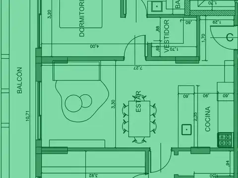 venta DEPARTAMENTO 3 ambientes BANFIELD balcón
