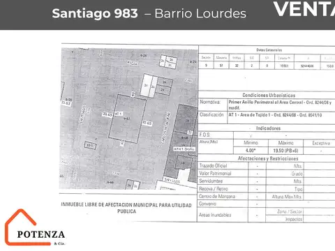 Terreno en Venta en Nuestra Señora De Lourdes, USD 330.000
