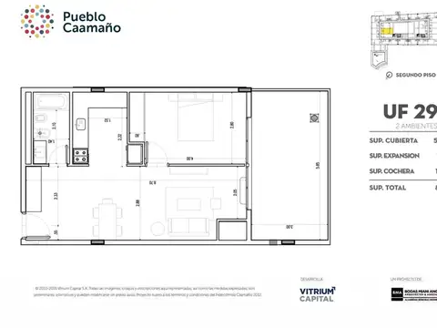 Pueblo Caamaño 650 , Piso 2