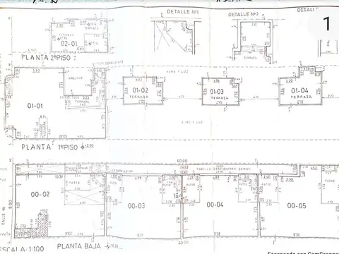 60 y 3 - Venta en block de 5 departamentos -