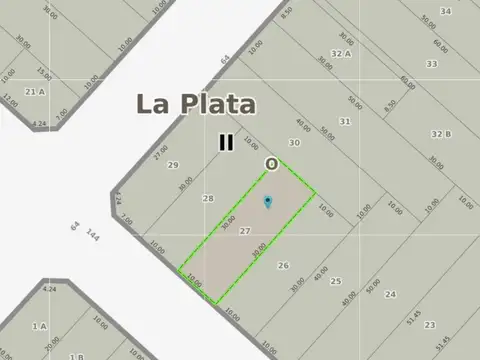 Terreno en Venta 10  mts Frente