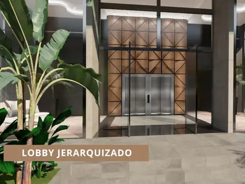 Departamento 2 ambientes con 2 baños