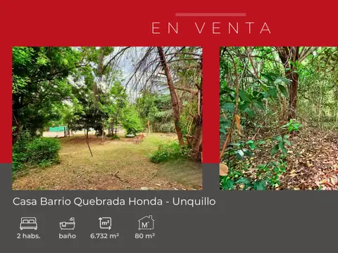 Casa en Venta en Unquillo, USD 60.000