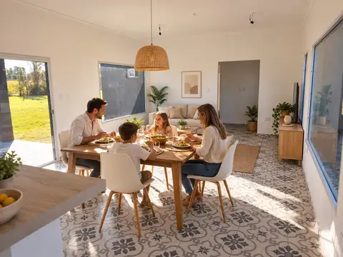 Casa 4 ambientes con 2 baños