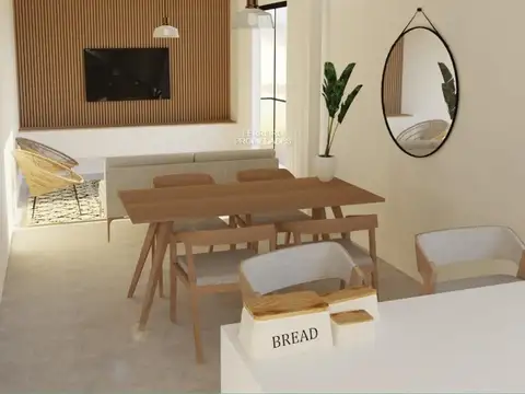 VENTA DEPARTAMENTO DOS AMBIENTES CON BALCÓN EN POZO
