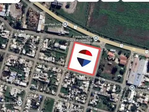 Venta Terreno sobre ruta 19 Zona comercial