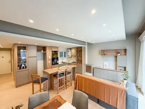 Departamento 2 ambientes con 2 baños