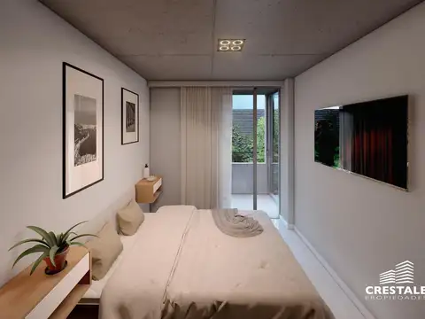 Venta - Departamento dúplex 2 dormitorios con patio y piscina - Pichincha, Rosario.