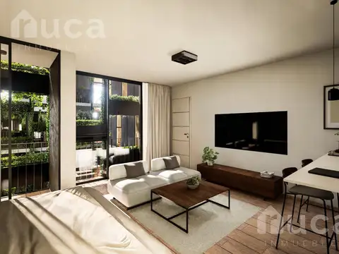 Departamento 2 ambientes con 1 baño