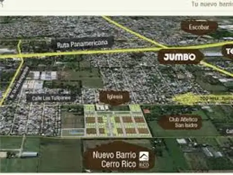 Terreno en Venta en Matheu, USD 18.000