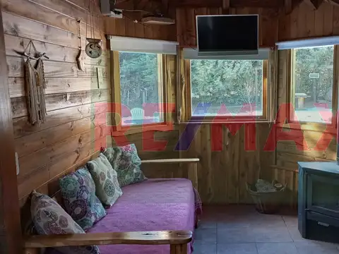 complejo 3 cabañas, casa y local comercial venta