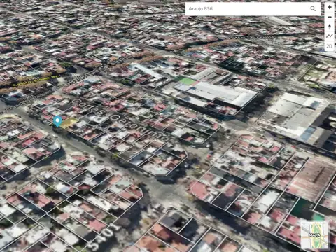 VENTA LOTE EN  MATADEROS 8,66 x 17 metros