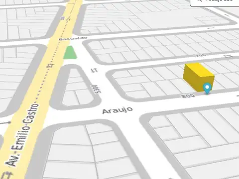 VENTA LOTE EN  MATADEROS 8,66 x 17 metros