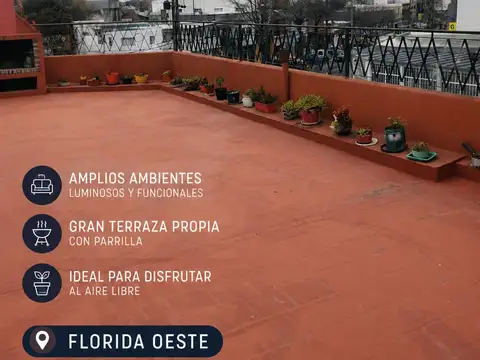 PH en Venta Florida Oeste 4 ambientes terraza